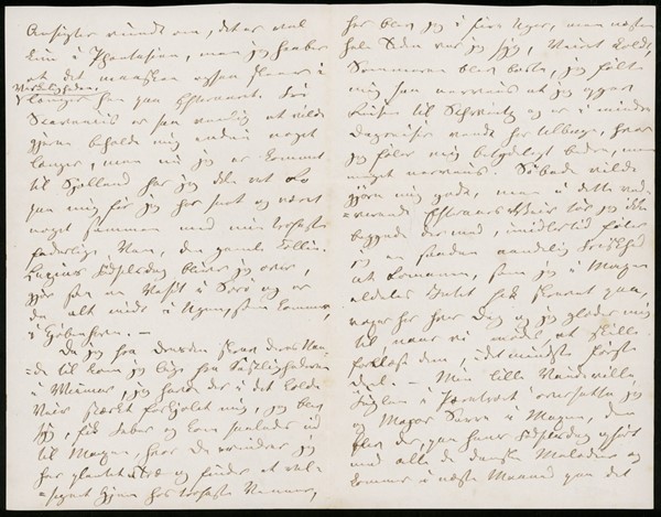 Brev fra H.C. Andersen til Mimi Holstein (28/08-1856)